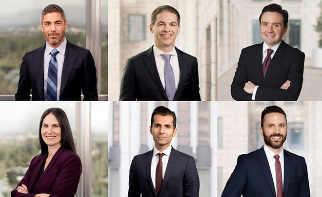 2019 Rising Stars - Picture of six people - Behrens, Feldman, Foran, Hayden, Kaba, Walsh