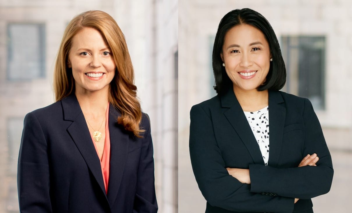 Top Women Attorneys - Picture of Alison Plessman and Vicki Chou